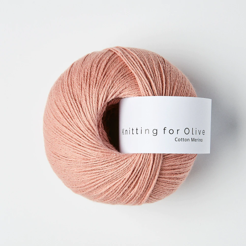 Knitting for Olive CottonMerino Rhubarb Rose