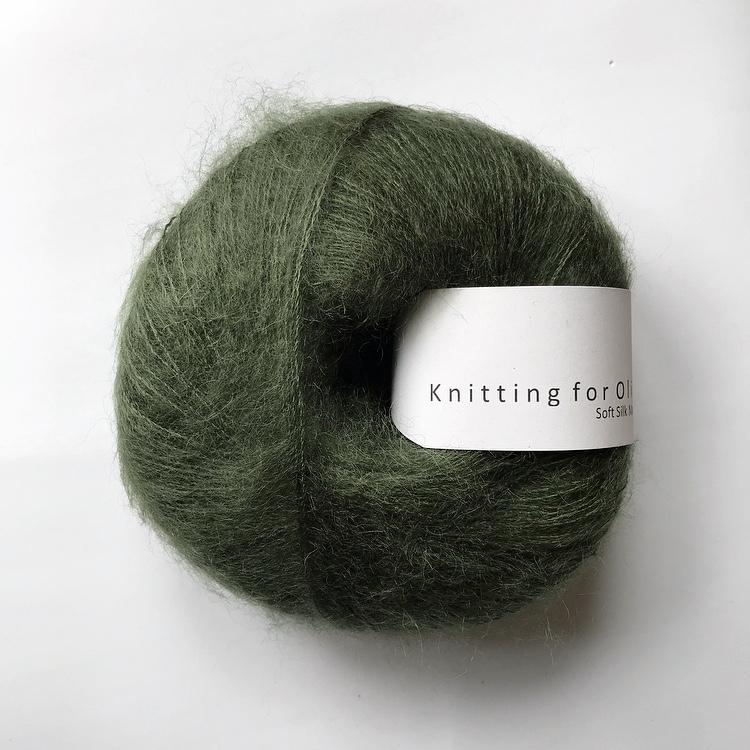 Soft Silk Mohair Bottle Green-image