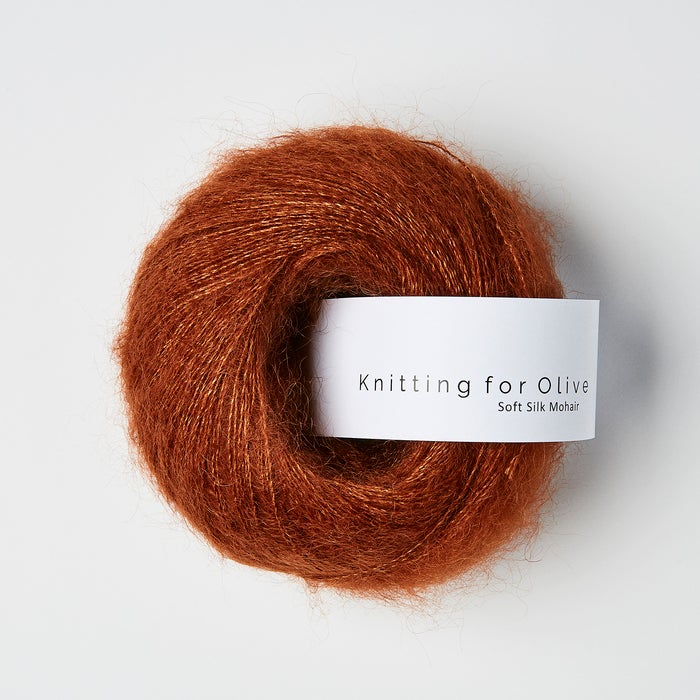 Soft Silk Mohair Rust-image