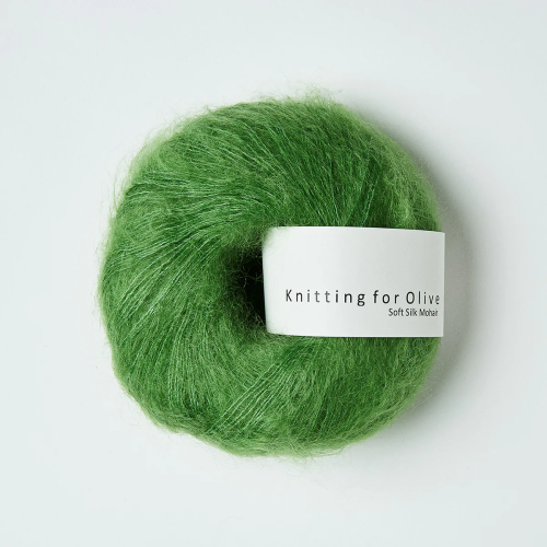 knitting for olive_soft silk mohair_clover green